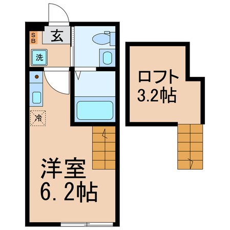 南太田駅 徒歩14分 1階の物件間取画像